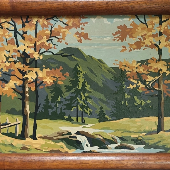 VINTAGE 🍁Fall🍁 Paint-by-number - Picture 2 of 7